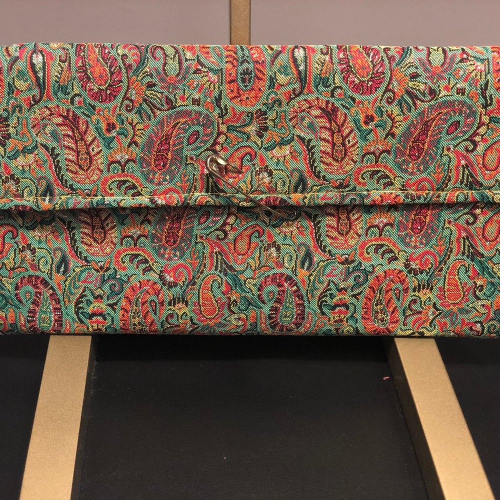 Boho Paisley Clutch Purse